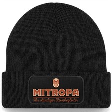 Mitropa Deutsche Reichsbahn Beanie Kopfbedeckung Mütze Wintermütze Motive Logo