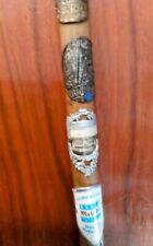 sehr alte2 SpazierstöckeGehstöcke Wanderstock mit Stocknägeln Metallspitze 93 cm