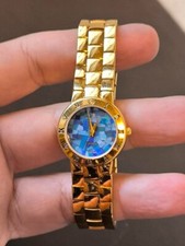 Swiss Opal Uhr, goldfarben Geschenk