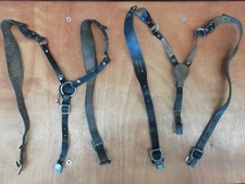 WW2 WEHRMACHT REENACTMENT  TRAGEGESTELL Y-RIEMEN LEDER !!!