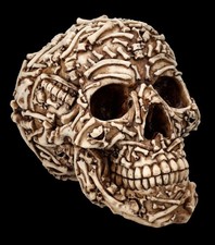 Totenkopf figur knochen - figur,