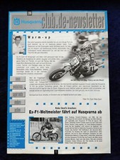 Husqvarna Club Newsletter Prospekt 2000 TE 610e TC 610 Supermoto