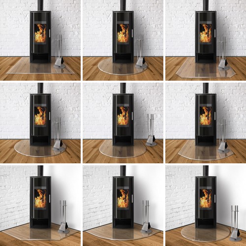 Kamin glasplatte - kamin,