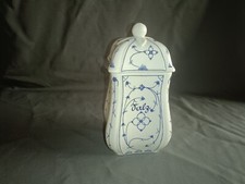 Walter Porzellan Indisch Blau Strohblume Saks blau Vorratsdose Salz