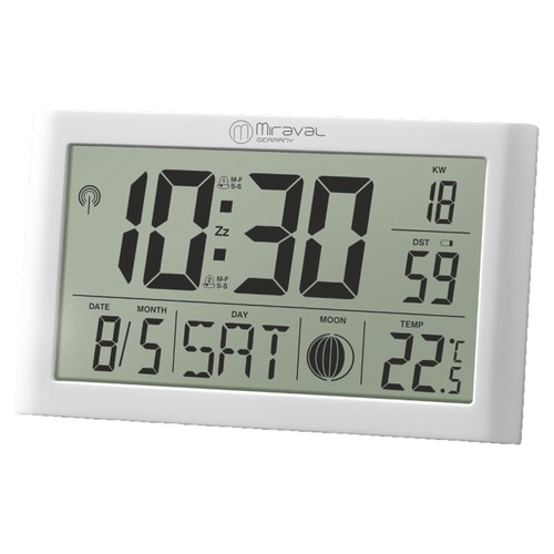 Lcd digitale funkwanduhr - lcd,