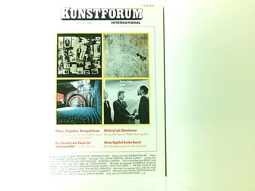 Kunstforum international band - kunstforum, international.