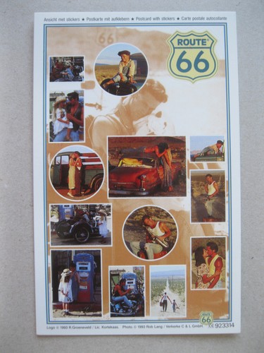 Route unbenutzte postkarte - unbenutzte,