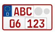 1 Kennzeichen | 255 x 130 mm |