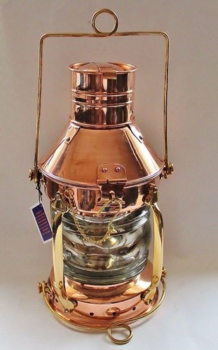 Schiffslampe ankerlampe kupfer - ankerlampe,