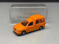 Volkswagen VW Caddy Transporter Kasten Personen Wagen Van orange Rietze H0 1:87 
