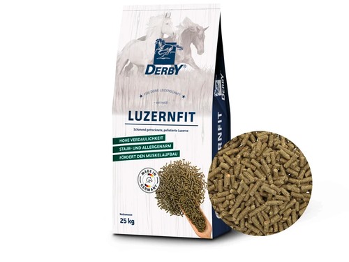 Derby pferdefutter luzernfit - pferdefutter,