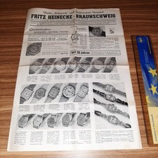 60er JAHRE KATALOG UHREN