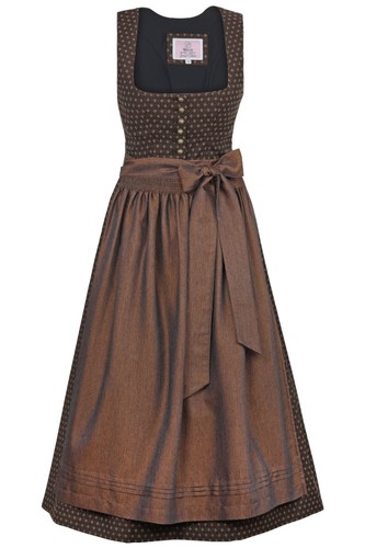 Midi dirndl ehrwald espresso - midi,