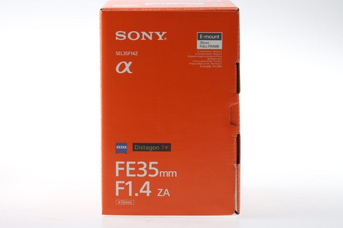 Sony 35mm distagon t - fe, f/1,4