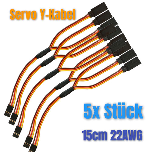 15cm servo verlängerung - 5x, y