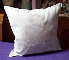 NEU!Vintage Nostalgie Shabby Landhaus 1Deko Couch Kissen 40x40 LEINEN OPTIK ecru