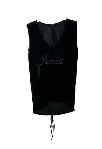 Jitrois schwarzes damen logo - damen,