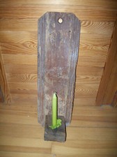 Dachbodenfund uralter Wandkerzenhalter Holz einfach aus Bauernhaus Altholz