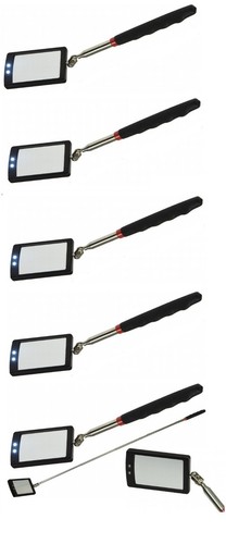 5er set teleskopspiegel led - 5er,