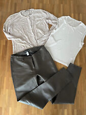 PATRIZIA DINI Lammnappaleder Hose WINDSOR Crop SISLEY Top Gr.36 wNEU