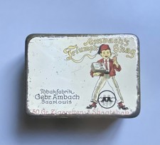 alte Zigarettendose / Zigaretten - Tabakdose / AMBACH‘S TRIUMPH SHAG / Saarlouis