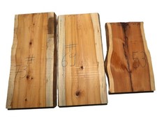 1x Eibe Holz Eibenholz rustikal 53x28-33cm x 45-47mm #53