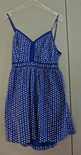 Süßes blaues sommerkleid - süßes,
