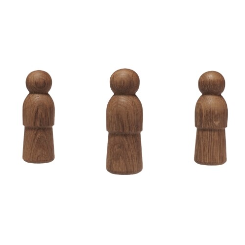 Holzkegel holzfiguren - -,