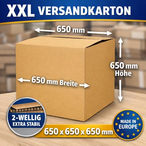 Xxl versandkarton 650x650x650 - versandkarton,
