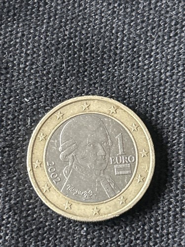 Euro münze mozart 2002 - 1,