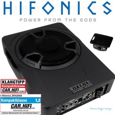 Hifonics Untersitz-Aktiv-Subwoofer 300 Watt Aktiv flach Auto Verstärker ZRX-200A