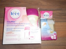 Veet Easy Wax Starter Pack elektrisches Warmwachs Roll on + Ersatz-Wachspatrone