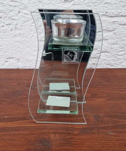 Teelichthalter glas mit - glas,