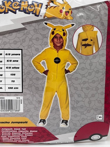 Pikachu jumpsuit pokemon - pikachu,