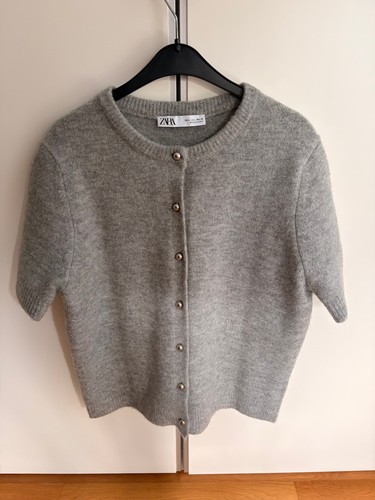 Zara strickweste kurzarm - zara, gr.