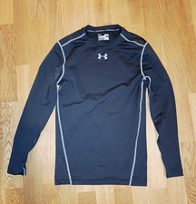 Under Armour UA CG Coldgear Kompressionsshirt Grau Gr. M