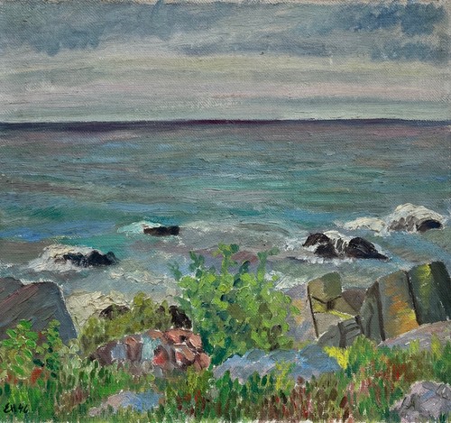 Impressionist meerblick - impressionist,