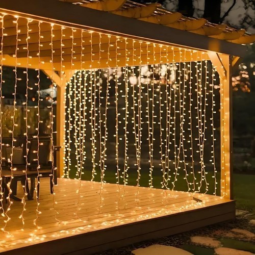 3x3m led lichtervorhang - lichtervorhang, mit