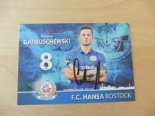 Ronny Garbuschewski - Autogrammkarte -FC Hansa Rostock -