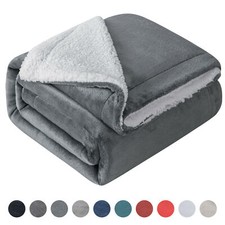 Flauschige Kuscheldecke Sherpa