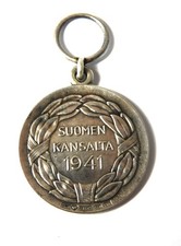 Finnland Silber 813 H Tapferkeitsmedaille 1941 Finnland Orden Suomen Kansalta
