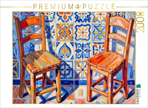 Calvendo puzzle farbstühle - puzzle,