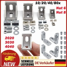 20x Eckwinkel 30x30 Winkel Nut