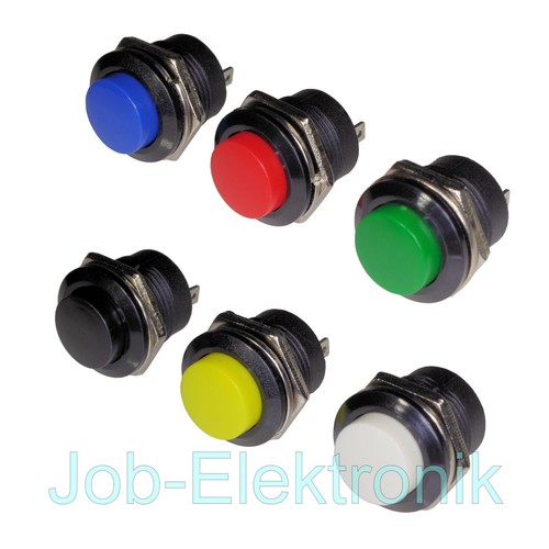 Druck taster schwarz rot - druck-taster,