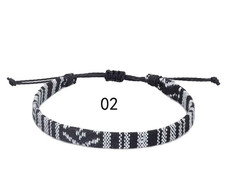 Surferarmband schwarz weiß - surferarmband,