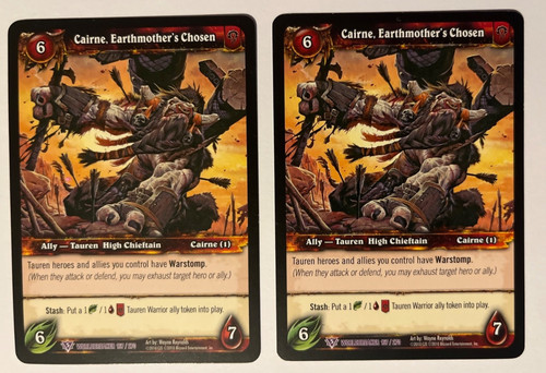 Wow tcg 2x cairne - wow,