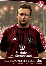 Autogrammkarte Trainer Hans