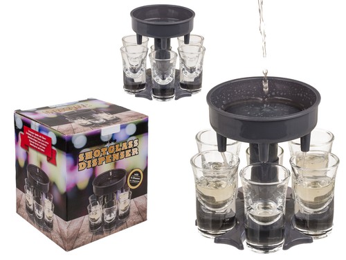 Schnapsglas spender mit - schnapsglas,