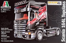 Scania 164L Topclass Truck LKW 1:24 Model Kit Bausatz Italeri 3922