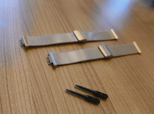 Milanaise-Armband, Mesh, 2 Stk., 18mm Breit für Huawei Watch Fit